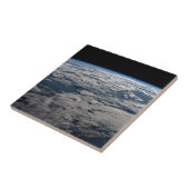 Het aardoppervlak boven een bewolkt Western Austra Tegeltje (Zijkant)