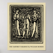 Het aardse paradijs van William Morris Poster (Voorkant)