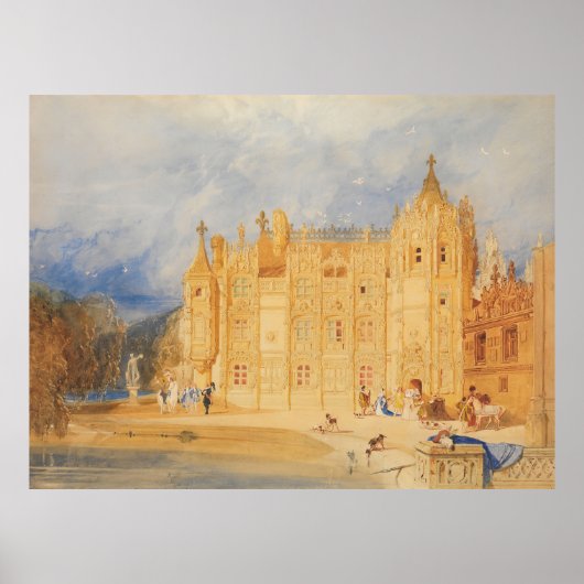 Het Abbatiale Huis, Abdij van St. Ouen, Rouen Poster (Voorkant)