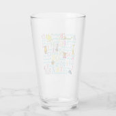 Het ABC-patroon van Dr. Seuss met woorden Glas (Achterkant)