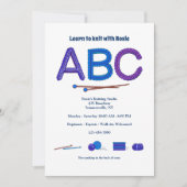 Het ABC van de uitnodiging (Voorkant)