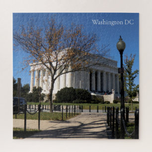Het Abraham Lincoln Memorial in Washington DC Legpuzzel