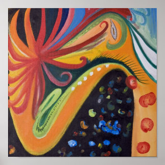 het abstract poster van marissa