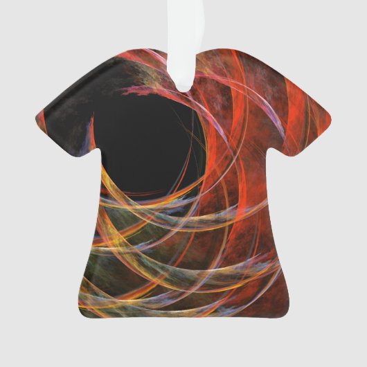 Het Abstracte Art AcrylShirt breken Ornament (voorkant)