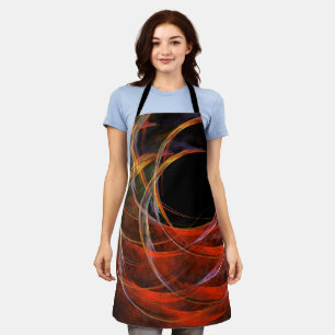 Het Abstracte Art Apron van de Cirkel breken Schort