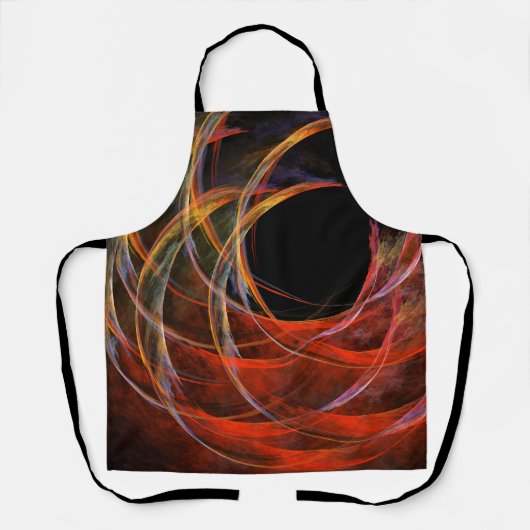 Het Abstracte Art Apron van de Cirkel breken Schort (Voorkant)