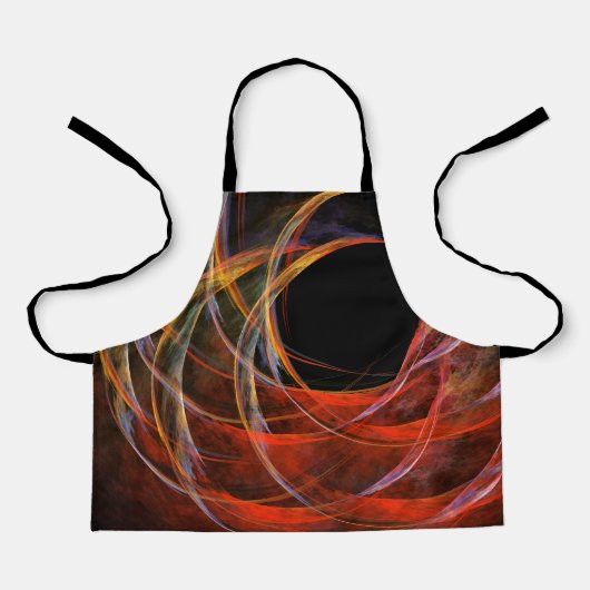 Het Abstracte Art Apron van de Cirkel breken Schort (Voorkant)