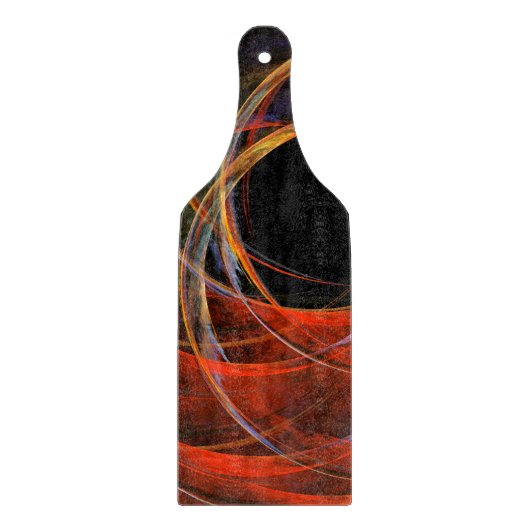 Het Abstracte Art Paddle van de Cirkel breken Snijplank (Voorkant)