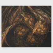 Het Abstracte Art. van de Aarde van de moeder Cadeaupapier (Vlak)