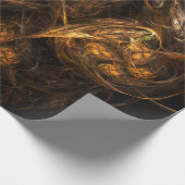 Het Abstracte Art. van de Aarde van de moeder Cadeaupapier (Hoek)