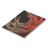Het Abstracte cirkelblok van de Kunst breken Notitieblok (Linkerzijde)