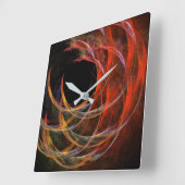 Het Abstracte cirkelvormig maken van het vierkant Vierkante Klok (Hoek)