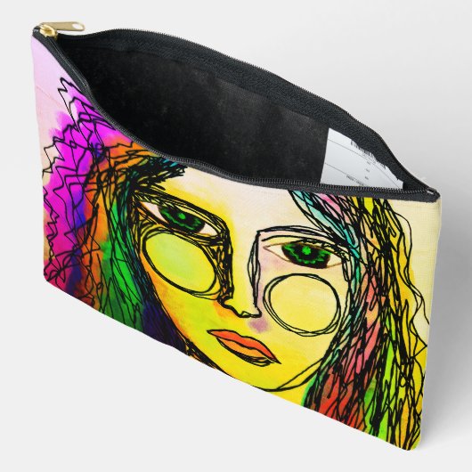 Het Abstracte Digitale Schilderen krabbelen Etui (Open)