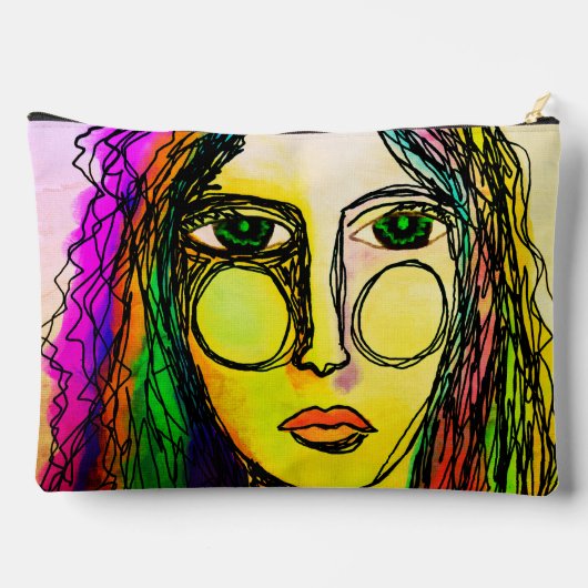 Het Abstracte Digitale Schilderen krabbelen Etui (Achterkant)