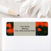 Het abstracte etiket van de het terugkeeradres van (Insitu)