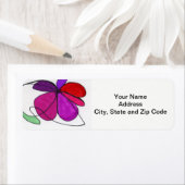 Het abstracte etiket van de ontwerpterugkeer, met  (Insitu)