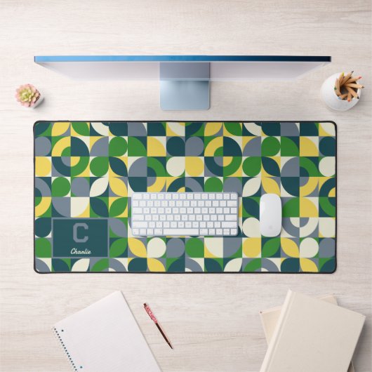 Het Abstracte geometrische monogram van Bauhaus Bureaumat (Kantoor 1)