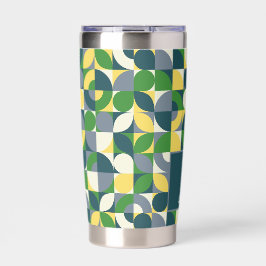 Het Abstracte geometrische monogram van Bauhaus Geïsoleerde Drinkbeker