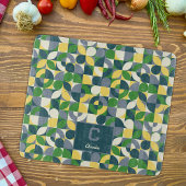 Het Abstracte geometrische monogram van Bauhaus Snijplank