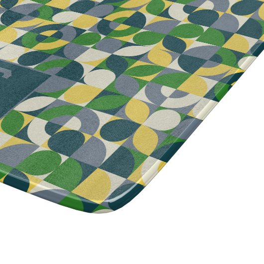 Het Abstracte geometrische monogram van Bauhaus Snijplank (Hoek)