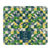 Het Abstracte geometrische monogram van Bauhaus Snijplank (Voorkant)