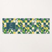 Het Abstracte geometrische monogram van Bauhaus Yogamat (Voorkant (horizontaal))