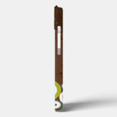 Het abstracte Groene Retro Hoesje van de Telefoon (Achterkant / Links)