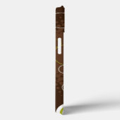 Het abstracte Groene Retro Hoesje van de Telefoon (Achterkant / Rechts)