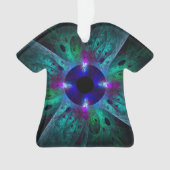 Het Abstracte kunst acrylische Shirt Ornament (voorkant)