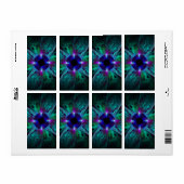 Het Abstracte Kunstfractal Oye Etiket (Full Sheet)