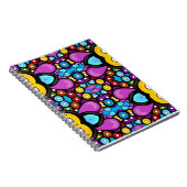 Het Abstracte Kunstpatroon van het Verslag van het Notitieboek (Rechterzijde)