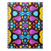 Het Abstracte Kunstpatroon van het Verslag van het Notitieboek (Voorkant)