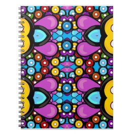 Het Abstracte Kunstpatroon van het Verslag van het Notitieboek