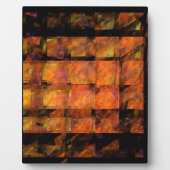 Het Abstracte kunstschild voor de muur Fotoplaat (Voorkant)