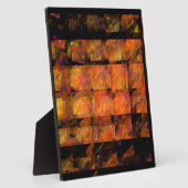 Het Abstracte kunstschild voor de muur Fotoplaat (Zijkant)