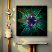 Het Abstracte Kunstschilderschilderwerk van het oo Canvas Afdruk