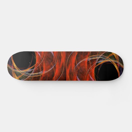 Het Abstracte kunstskateboard van de Cirkel breken Skateboard (Horizontaal)