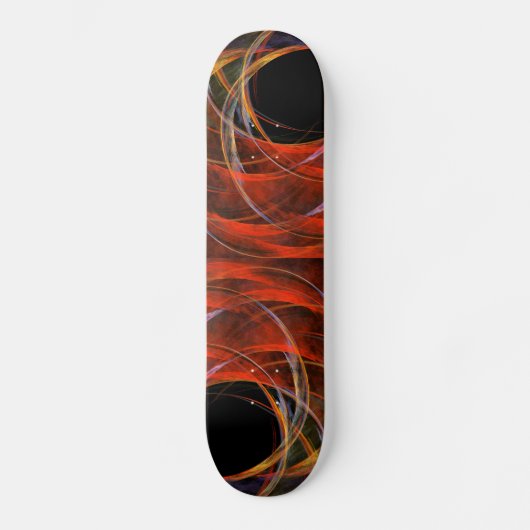 Het Abstracte kunstskateboard van de Cirkel breken Skateboard (Voorkant)
