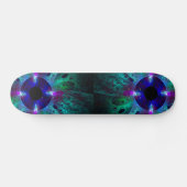 Het Abstracte kunstskateboard van de Oogpartij Skateboard (Horizontaal)