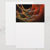 Het Abstracte kunstwerk van de Cirkel breken Briefpapier (Voorkant / Achterkant)