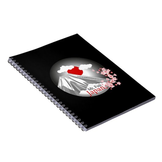 Het Abstracte landschap van Fuji Notitieboek (Rechterzijde)