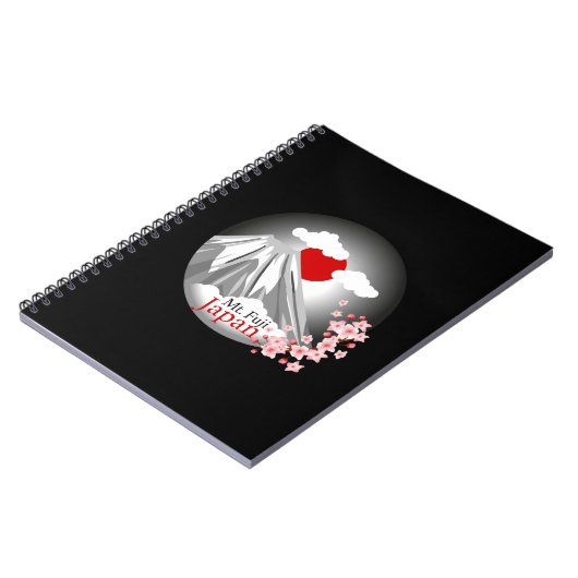 Het Abstracte landschap van Fuji Notitieboek (Linkerzijde)