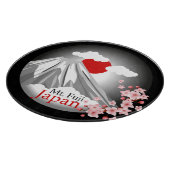 Het Abstracte landschap van Fuji Snijplank (Hoek)