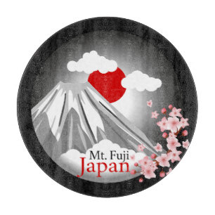 Het Abstracte landschap van Fuji Snijplank