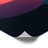 Het Abstracte landschap van het Poster van de Draa (Hoek)