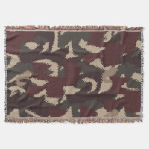 Het abstracte Militaire Patroon van de Camouflage Deken