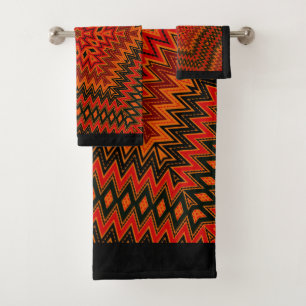 Het abstracte moderne patroon van de mozaïek bad handdoek