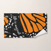 Het abstracte Monarch Butterfly Wing Life is magis Bad Handdoek (Handdoek)