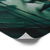 Het abstracte olieverfschilderij van de twee gezic poster (Hoek)