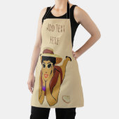 Het abstracte Ontwerp van de Beach voegt tekst, Sc Schort (Insitu)